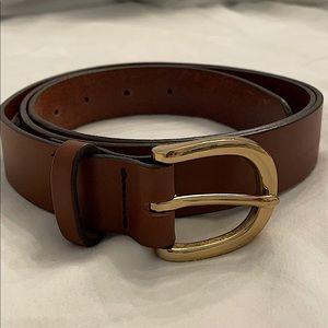 J. Crew Italian Leather Belt- Large